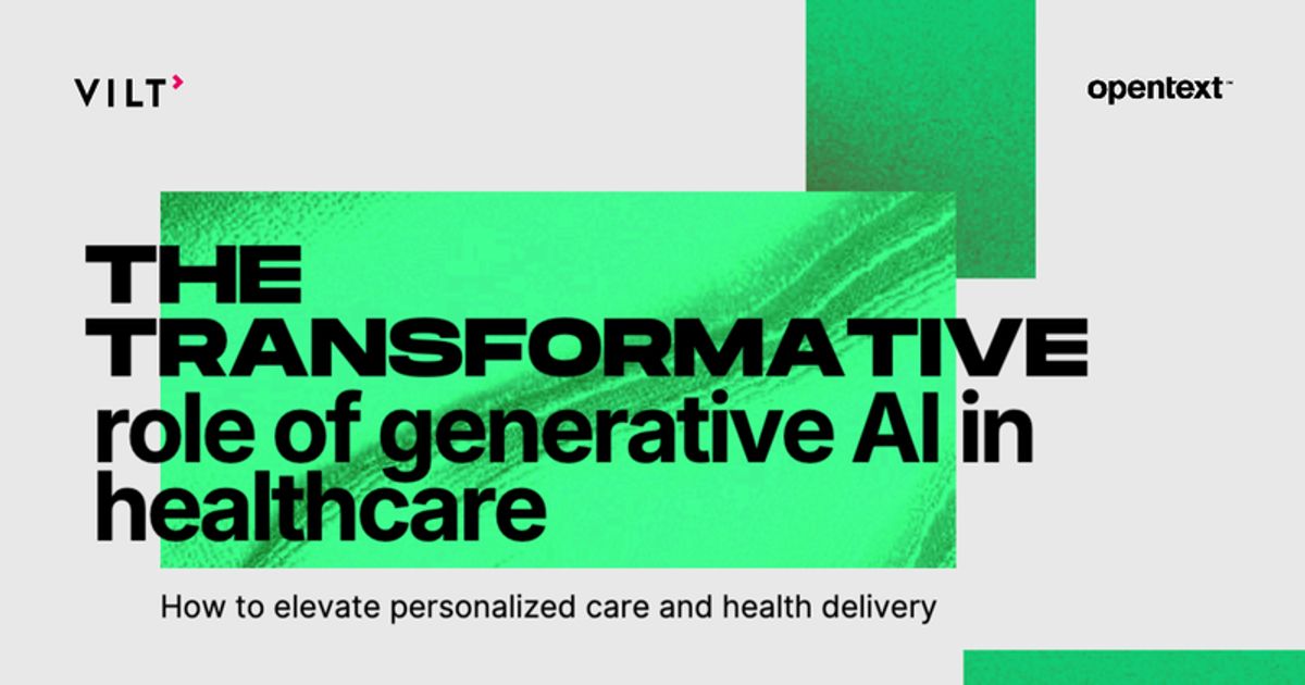 The transformative role of generative AI in healthcare